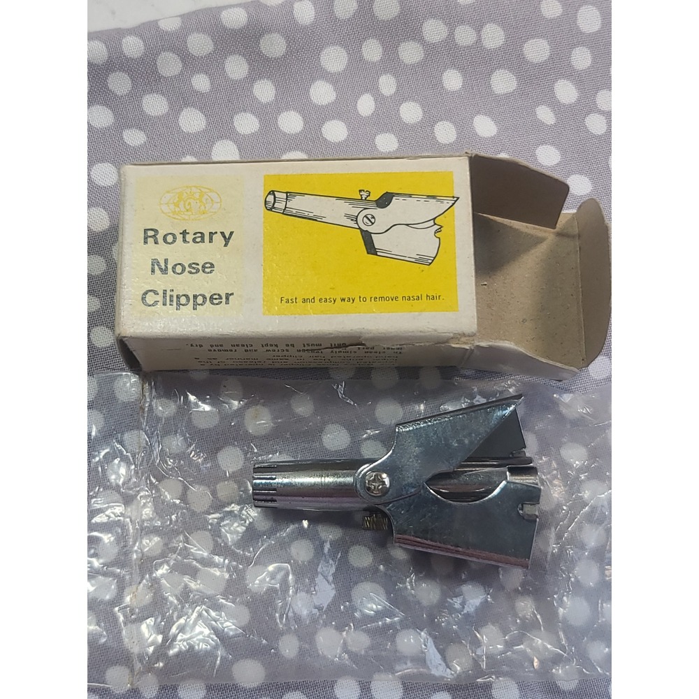 Vintage Chadwick-Miller Rotary Nose preppy Clipper Manual Grooming Tool Boxed